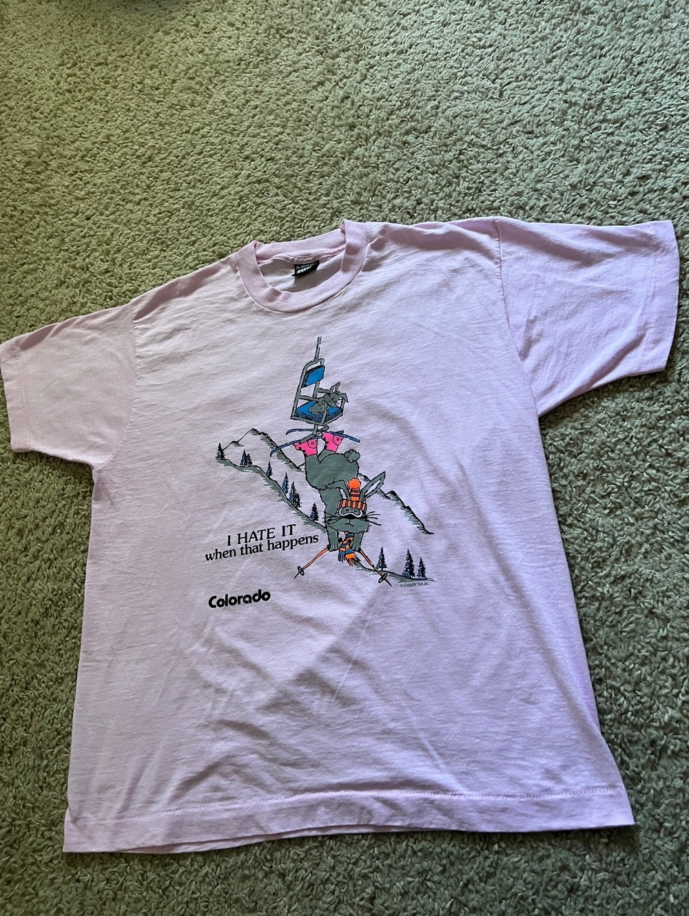 Screen Stars VTG Single Stitch Colorado Graphic Tee
